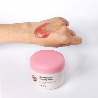 SKIN79 Różana maseczka rozjaśniająco-złuszczająca Rose Waterfull Sleeping Mask 100ml