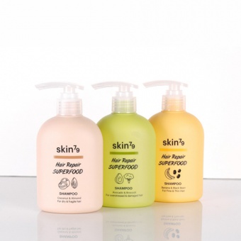 SKIN79 Szampon dla suchych i łamliwych włosów Hair Repair Superfood Shampoo Coconut & Almond 230ml