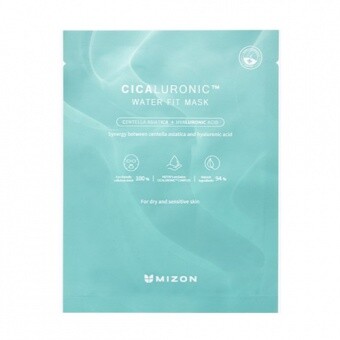 MIZON Nawilżająco-kojąca maska w płacie Cicaluronic Water Fit Mask 24g