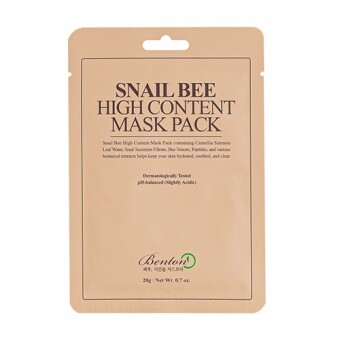 BENTON Maska w płacie Snail Bee High Content Mask Pack 20g