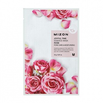 MIZON Antybakteryjna maska w płacie Joyful Time Essence Mask Rose 23g