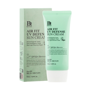 BENTON Lekki krem ochronny do twarzy z filtrem UV Defense Sun Cream SPF50+/PA++++ Air Fit 50ml 