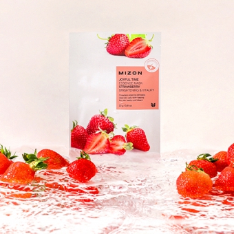 MIZON Normalizująca maska w płacie Joyful Time Essence Mask Strawberry 23g