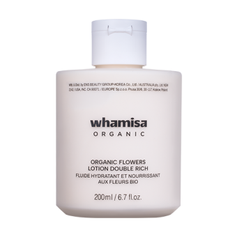 WHAMISA Nawilżający balsam Organic Flowers Lotion Double Rich 200ml