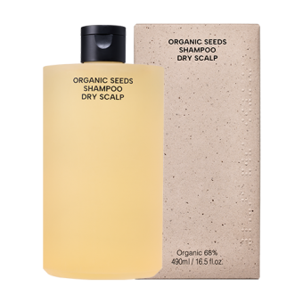 WHAMISA Nawilżający szampon do suchej skóry głowy Organic Seeds Shampoo Dry Scalp 490ml